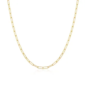 Mini Paperclip Link Chain Necklace