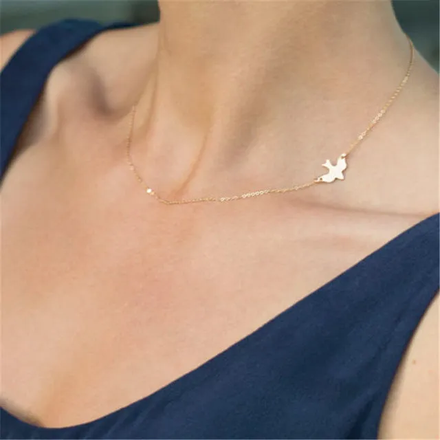 Minimalist Pendant Necklaces Women Fashion Heart Cross Arrow Moon Star Lucky Elephant Necklace Collares Summer Every Day Jewelry