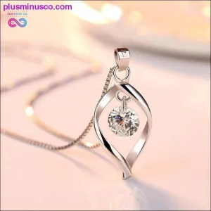 Minimalist Twist Design Crystal Necklaces & Pendants Fashion