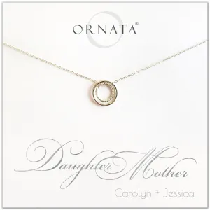 “Mother Daughter” Sterling Silver Necklace | 2021 Edition