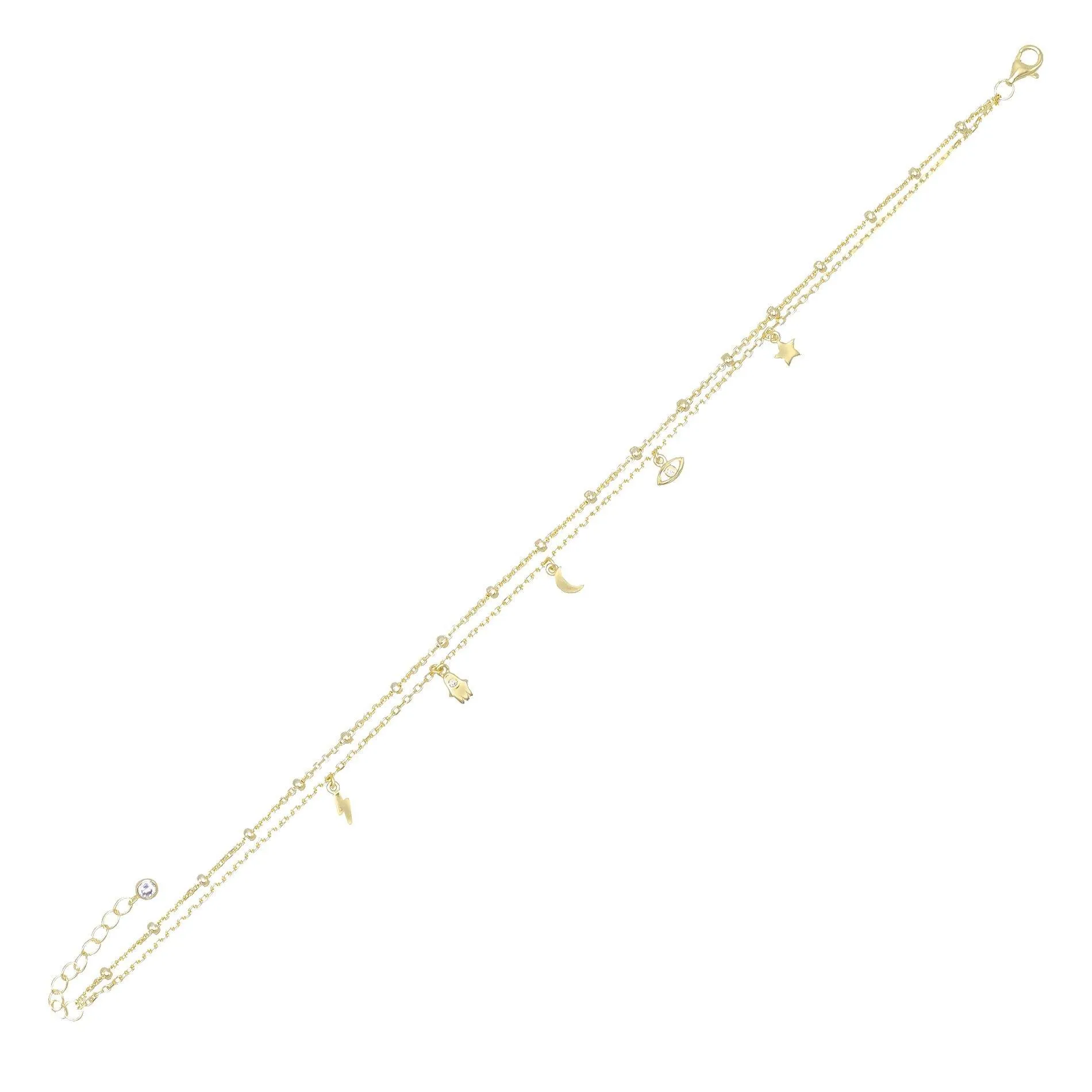 Multi Charms Anklet