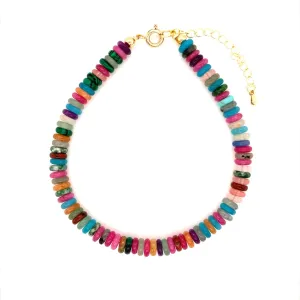 Mya Gemstone Anklet
