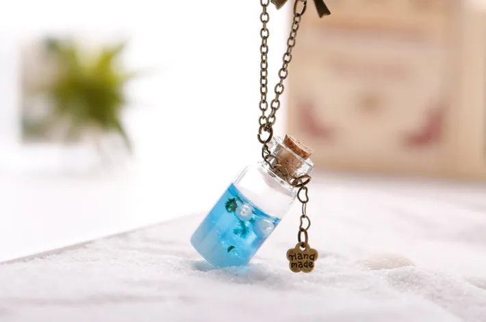 Ocean Bottles Pendant Necklace