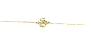 Old English Initial Cable Choker