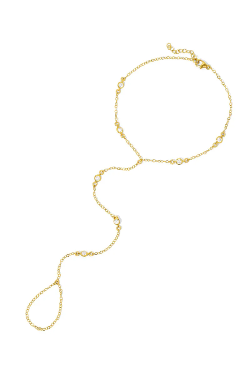 Orchid Foot Chain