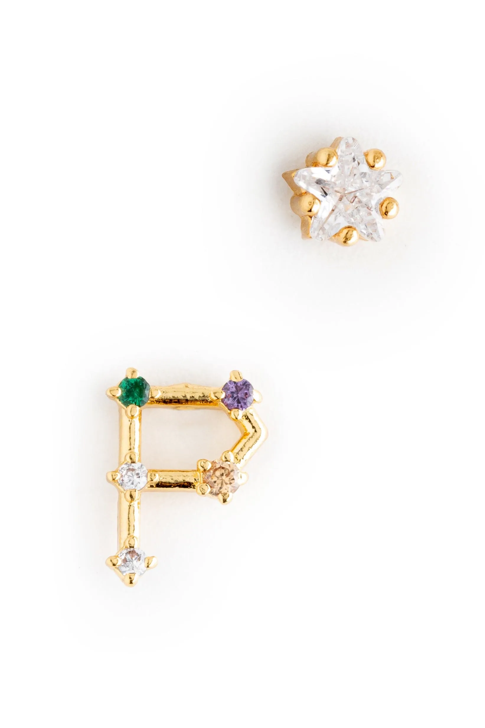 P Constellation Earrings