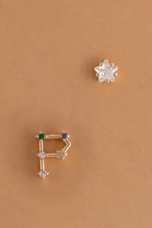P Constellation Earrings
