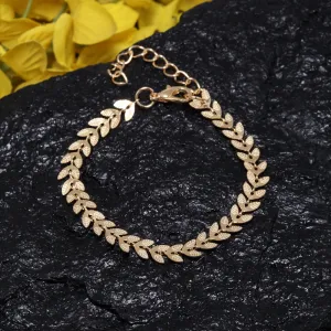 Pandora Golden Leaf Anklet