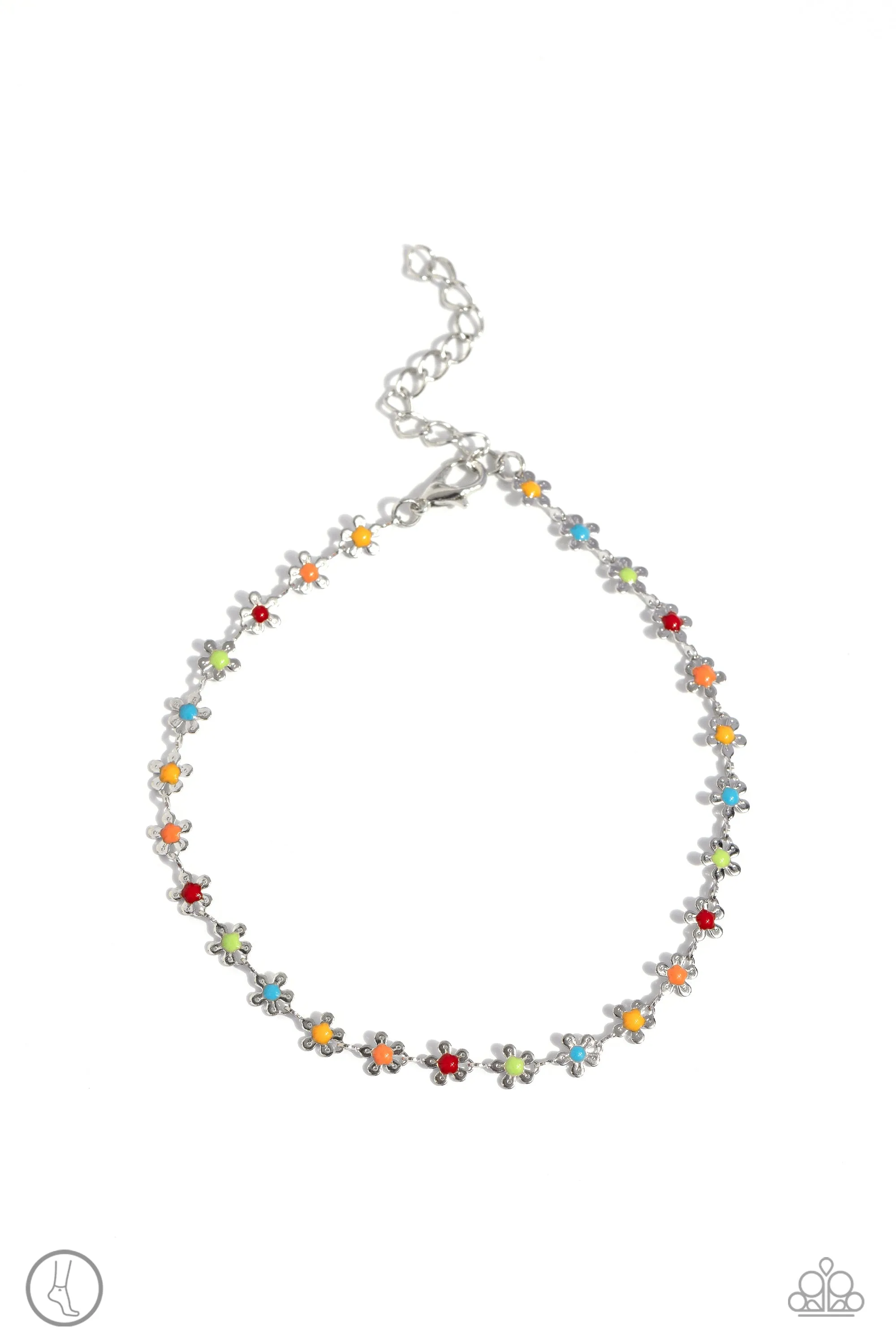 Paparazzi Familiar Florals - Multi Anklet