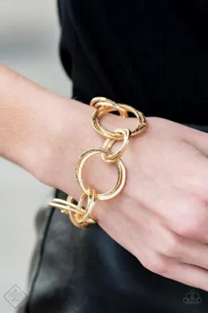 Paparazzi - Give Me A Ring - Gold Bracelet