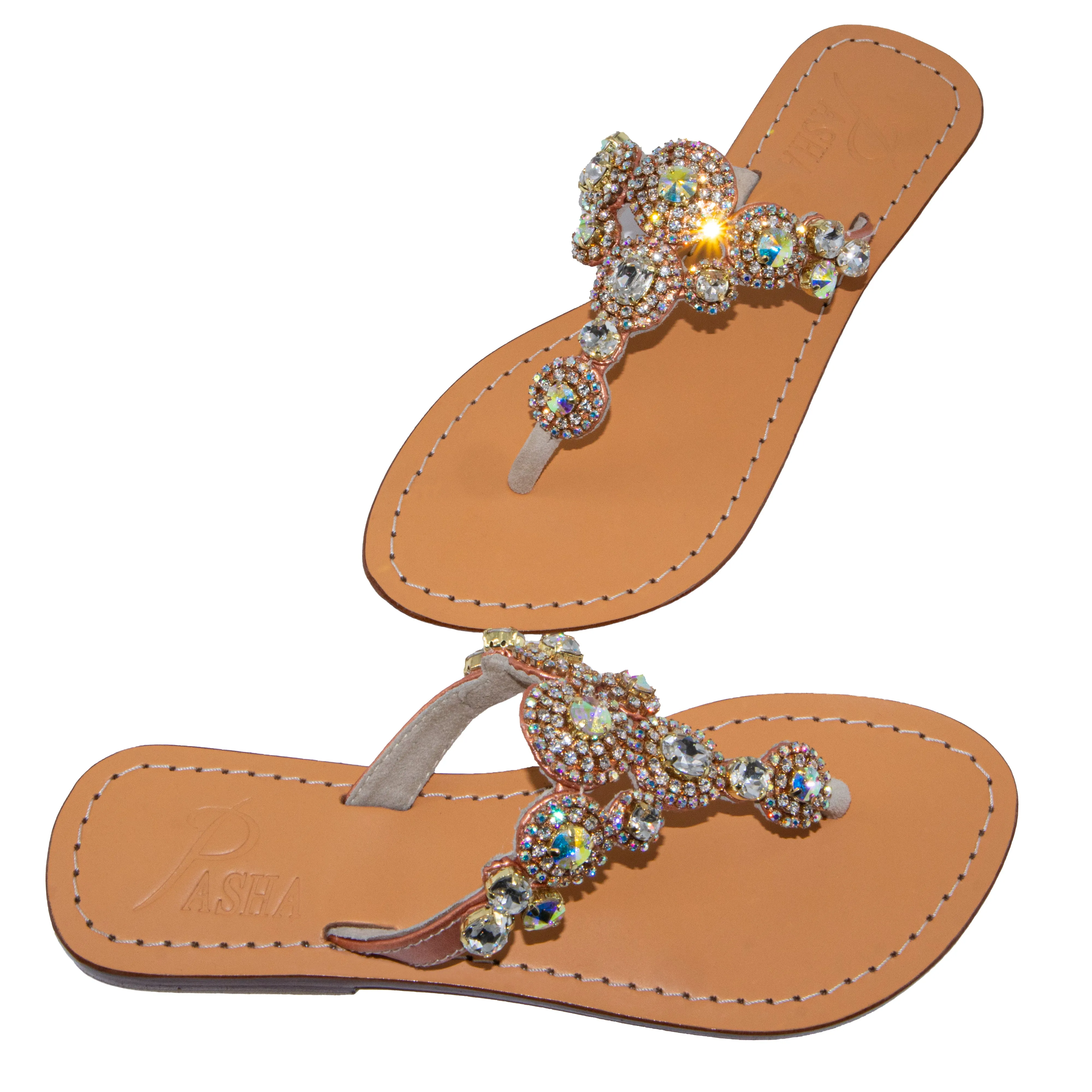 Pasha komodo  Clear Gold Sandals psf15672811