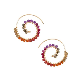 Passion Fiddlehead Fern Earring