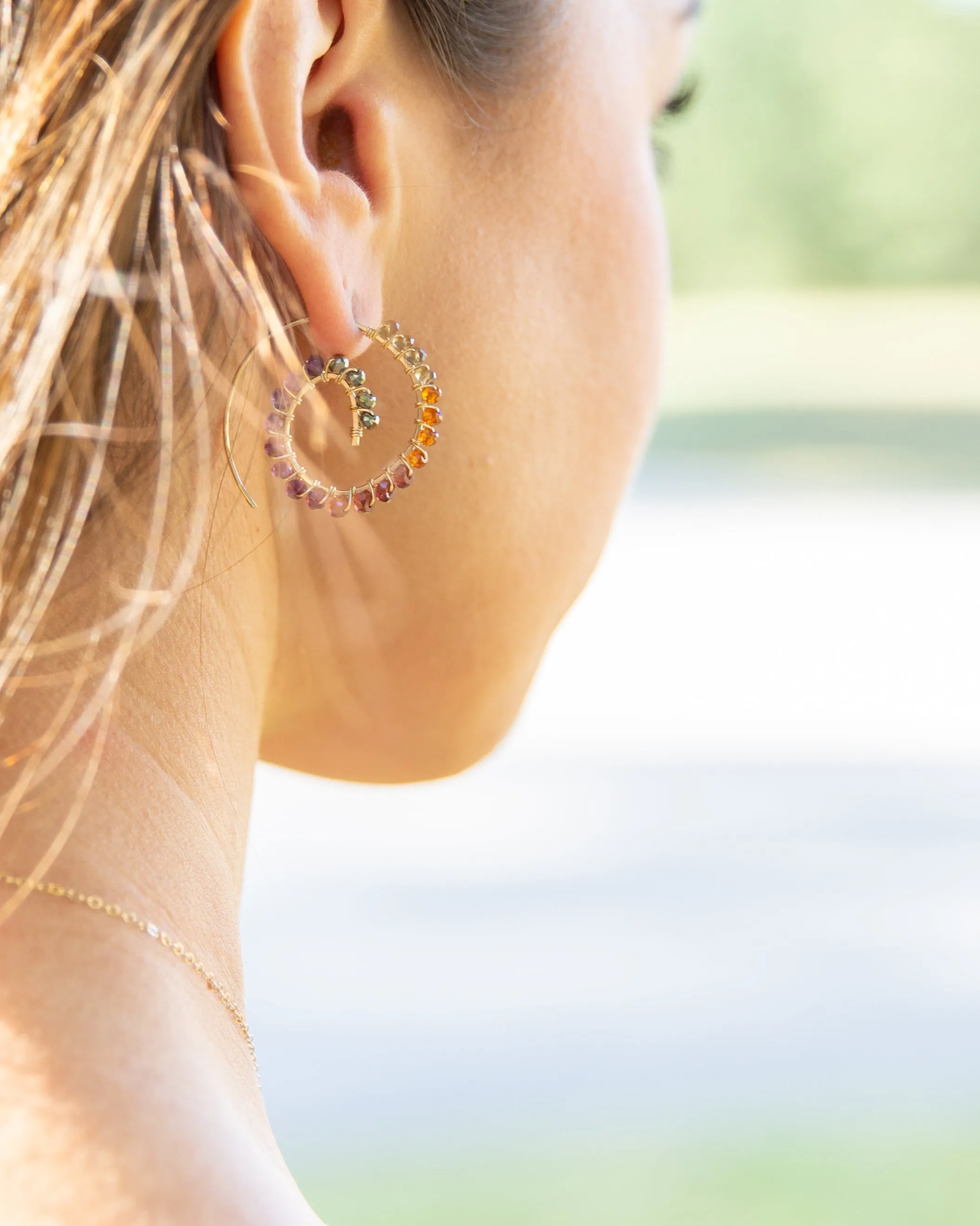 Passion Fiddlehead Fern Earring