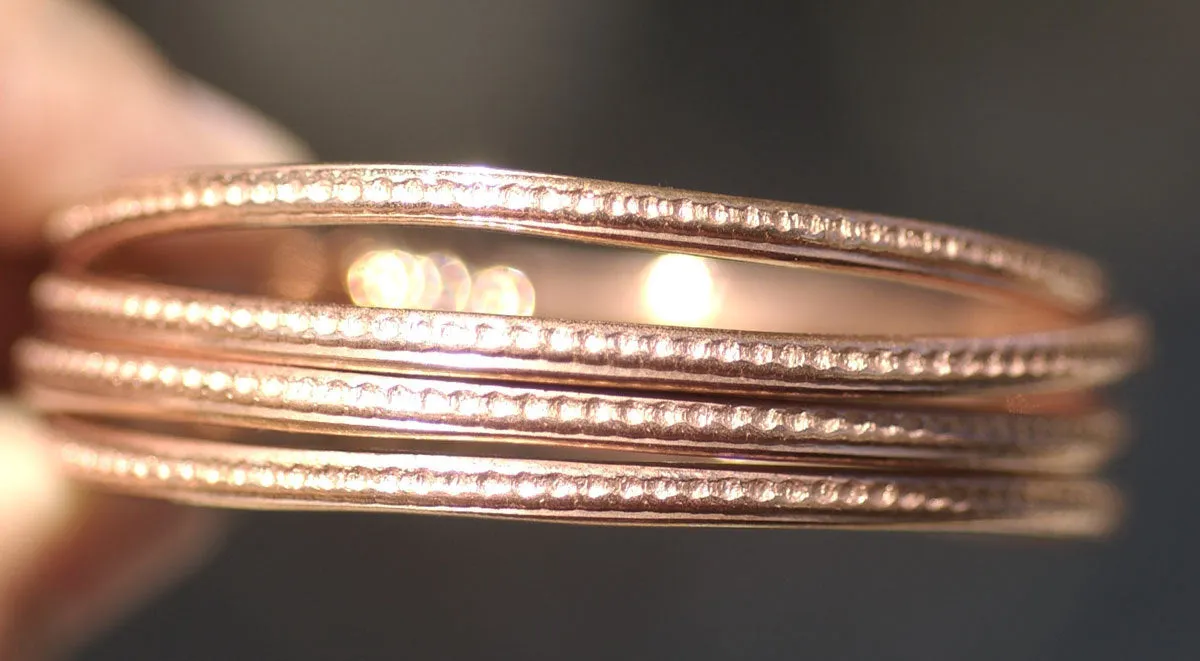 Patterned jewelry wire 3mm textured metal wire strip for making rings and jewelry