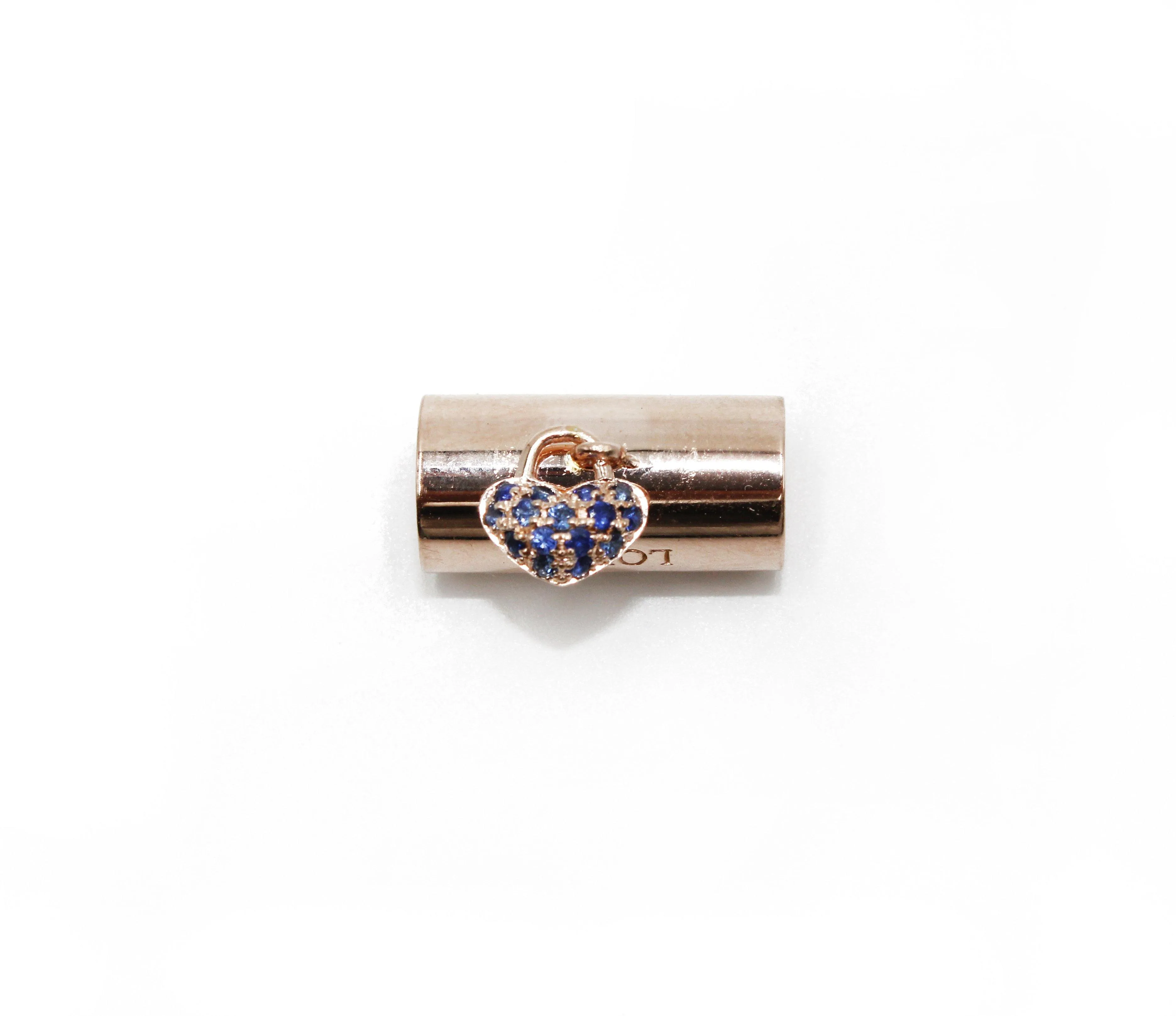 Pavé Sapphire Heart Ear Cuff