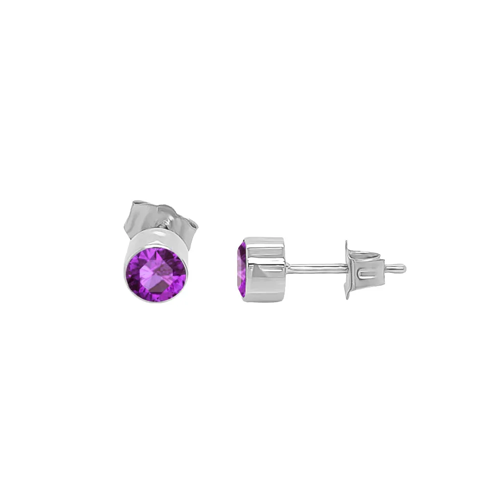 Pear Shape Gemstone & 0.04Ct Diamond Mismatched Earring Set in 14K Gold