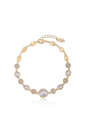 Pearl Globe Trotter Anklet
