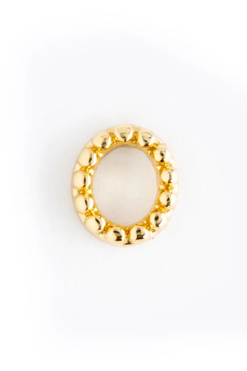 Pearl O Ball Stud Earrings