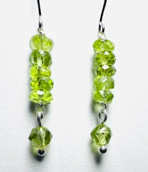Peridot and Sterling Earrings