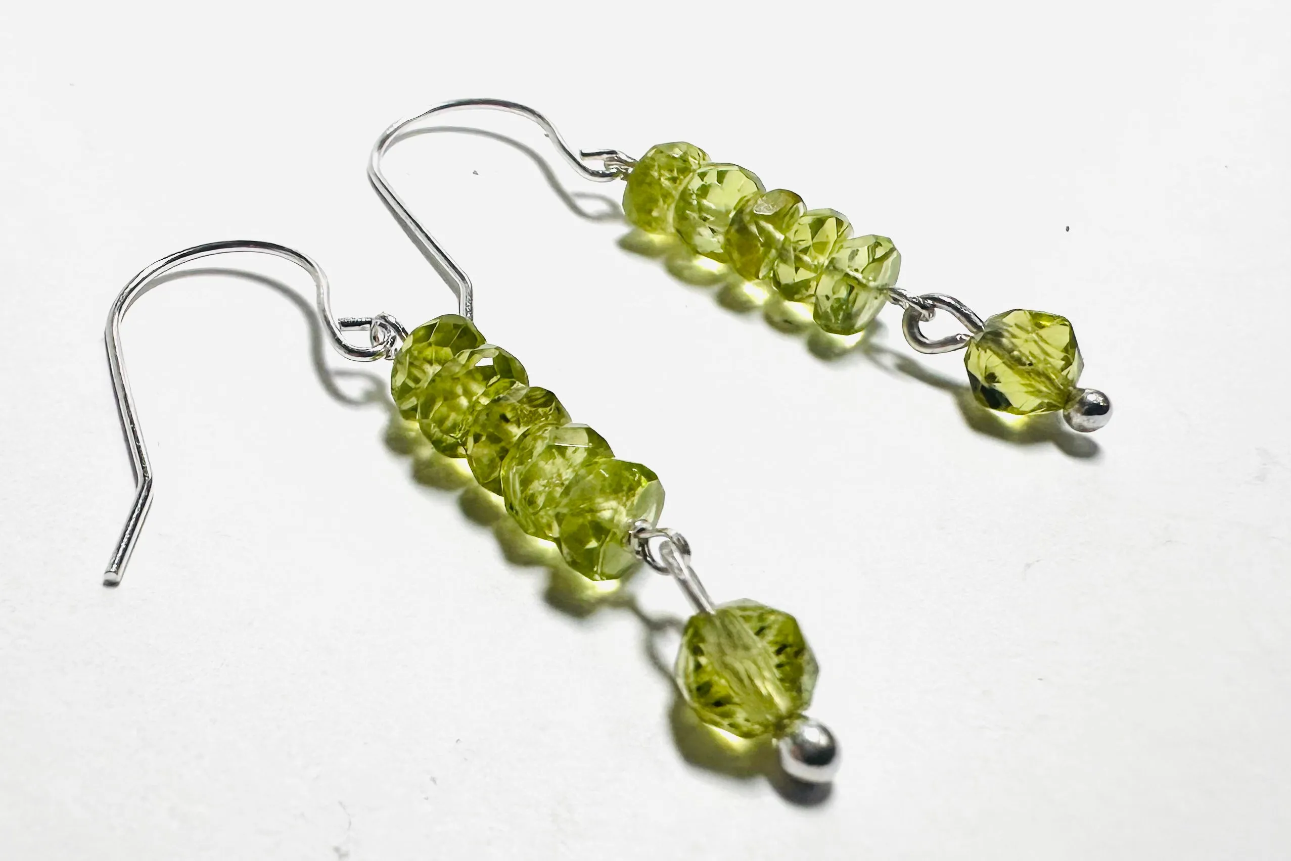 Peridot and Sterling Earrings
