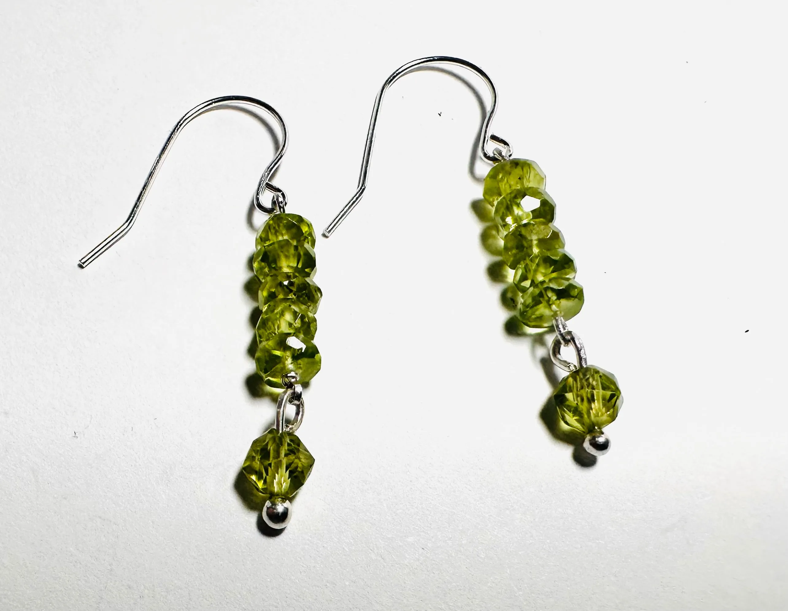 Peridot and Sterling Earrings