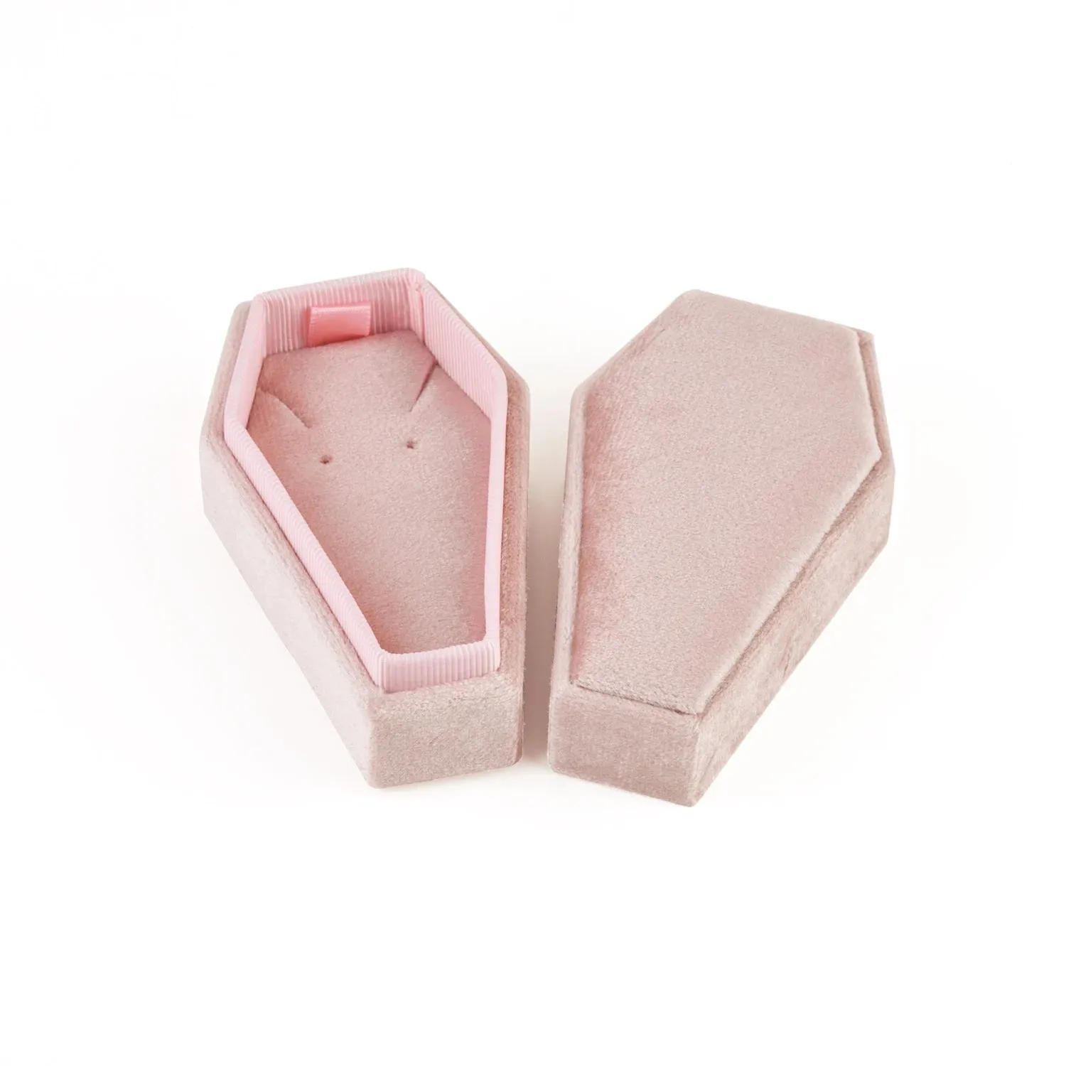 Personalized Coffin Necklace Jewelry Box