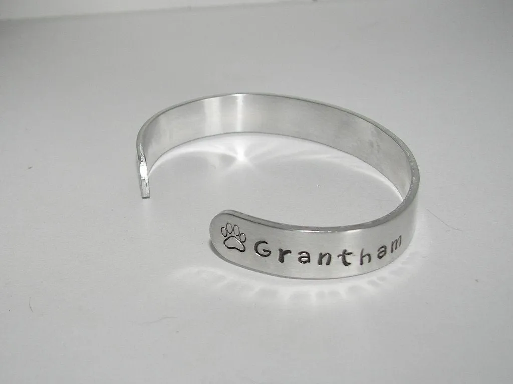 personalized cuff bracelet with your wording , custom hand stamped  jewelry, customized jewelry, handstamped jewelry