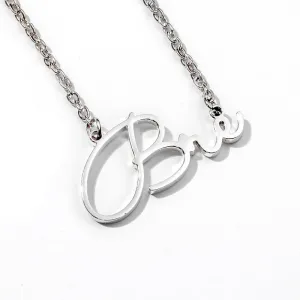 Personalized Custom Cursive Name Necklace