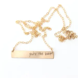 Personalized Handwriting Necklace