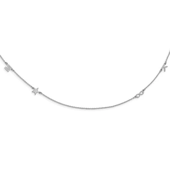 Personalized Letter or Symbol Necklaces - Up to 5
