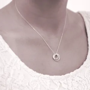 Personalized MOTHER OF THREE Sterling Silver Necklace by Ornata