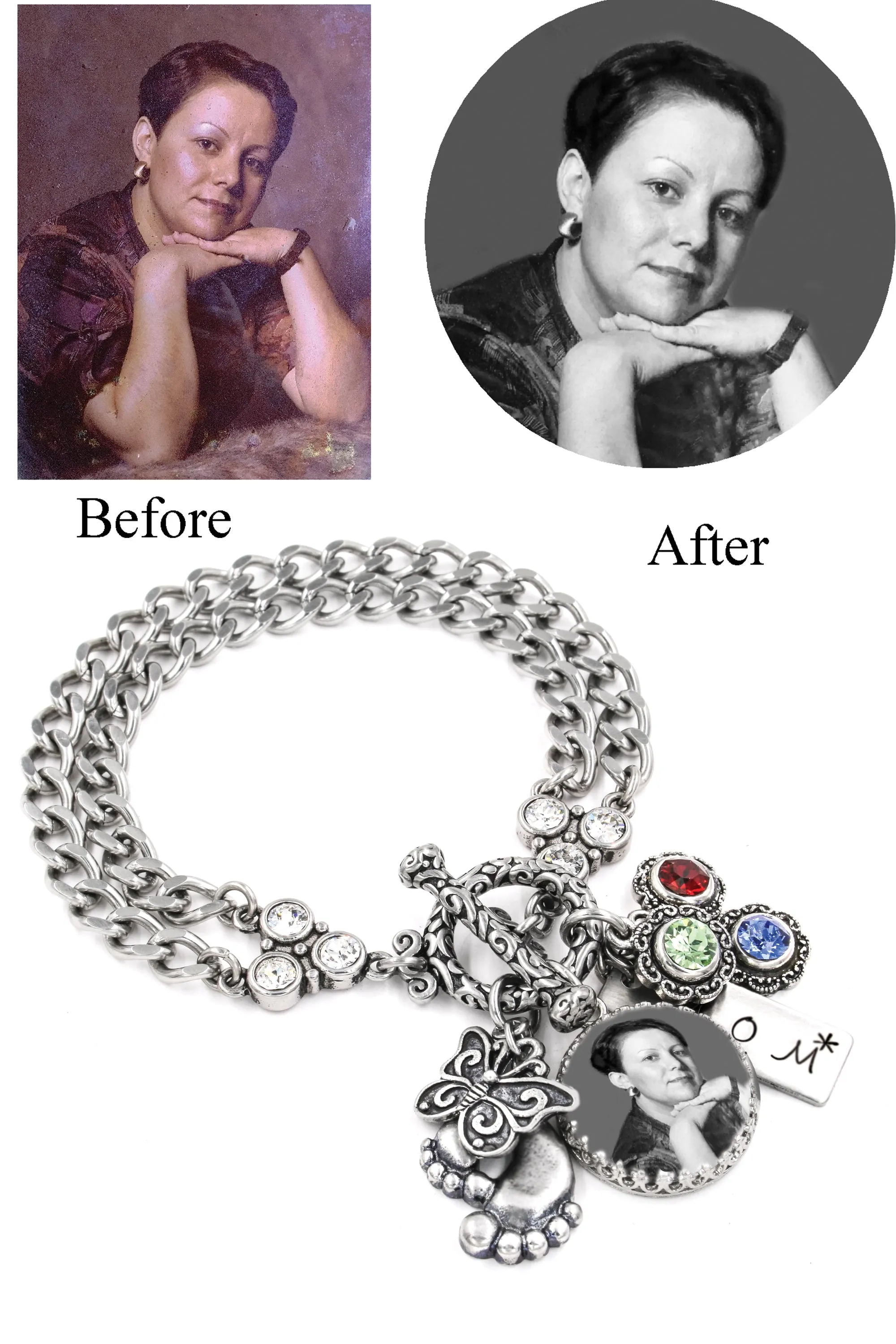 Personalized Photo Charm