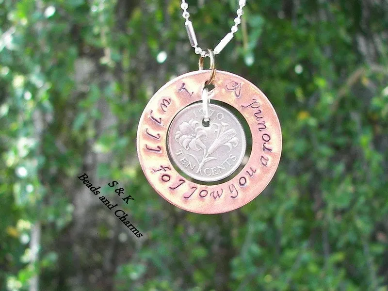 personalized Vintage coin jewelry, custom personalized and stamped jewelry, uniqe coin jewelry handstamped jewelry