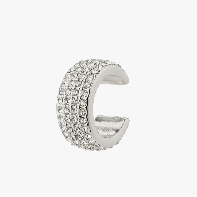 Pilgrim Matylda Silver Crystal Cuff Earring