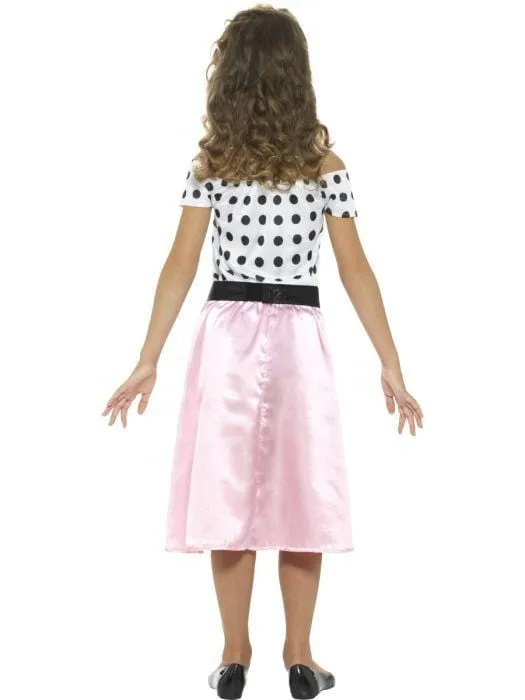 Pink Poodle 1950's Girl Children's Costume