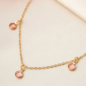 Pink Stone Necklace