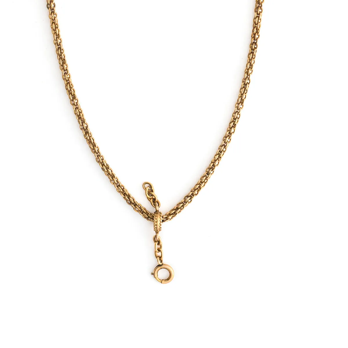 Princess Length Mesh Antique Watch Chain