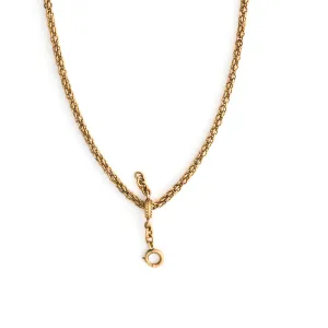 Princess Length Mesh Antique Watch Chain