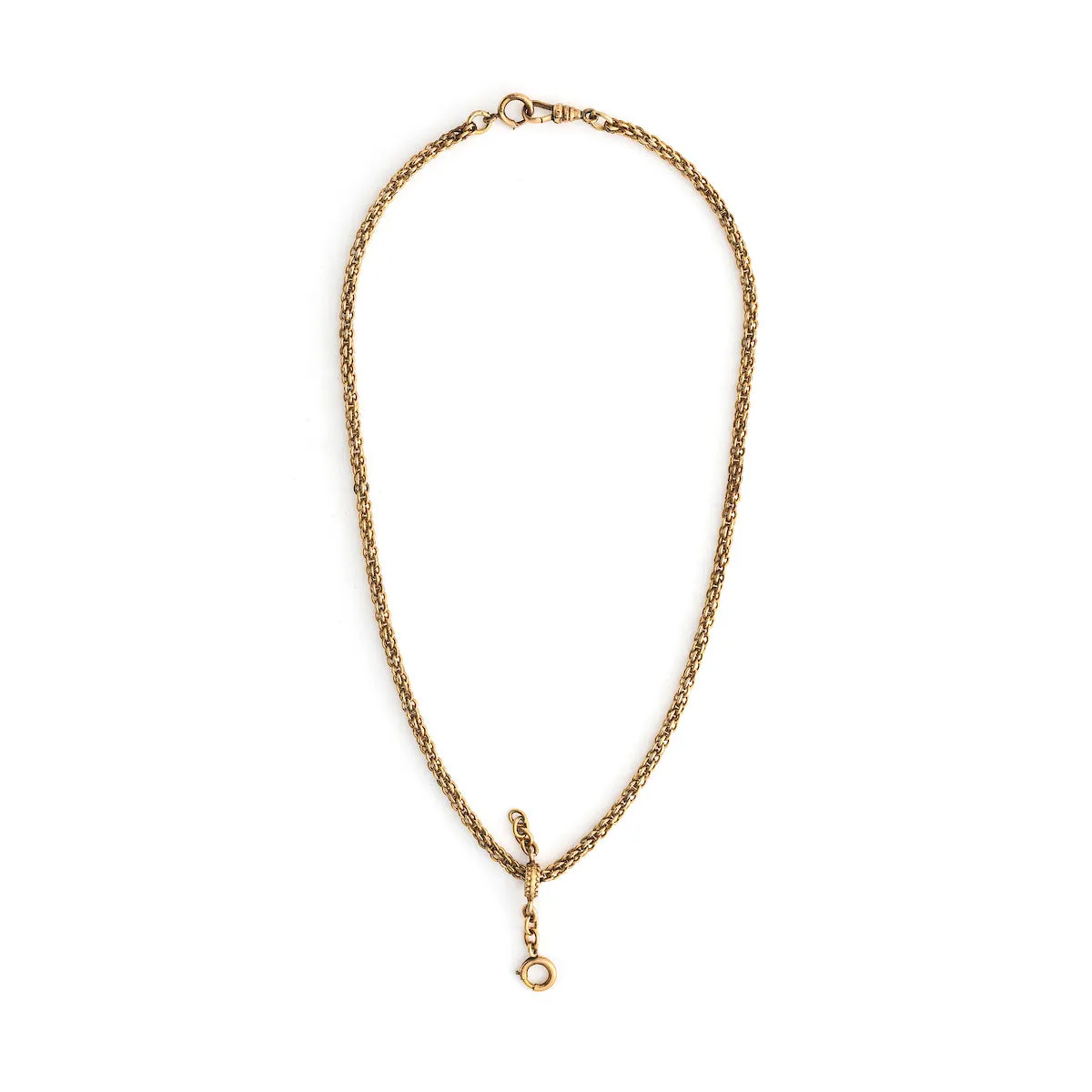 Princess Length Mesh Antique Watch Chain