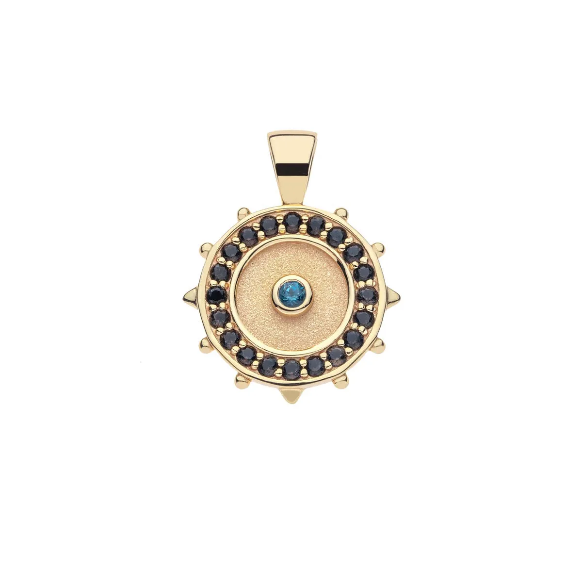 Protect Embellished Watchful Eye Pendant Necklace