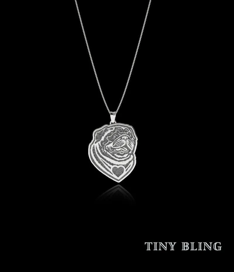 Pug Breed Jewelry Necklace