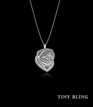 Pug Breed Jewelry Necklace
