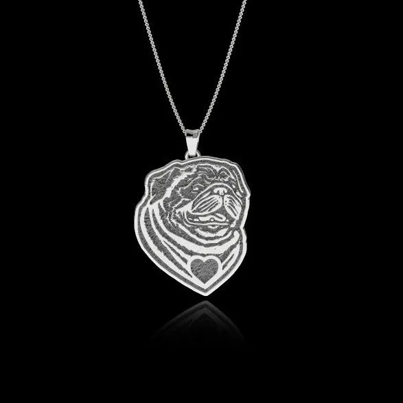 Pug Breed Jewelry Necklace