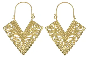 Pura Gold Earrings #1 Large