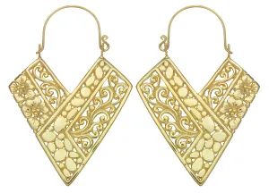 Pura Gold Earrings #2 Large