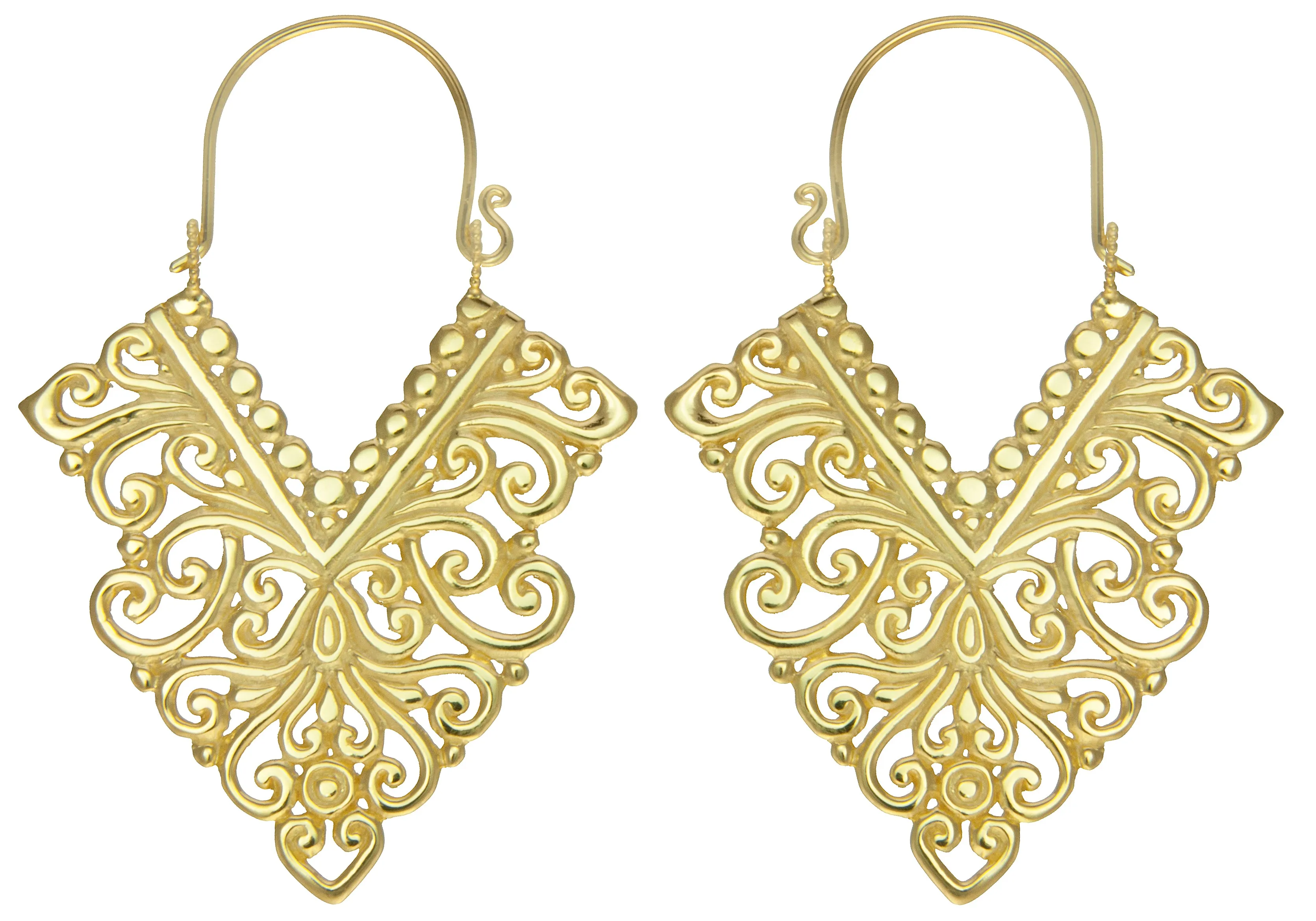 Pura Gold Earrings #3 Large