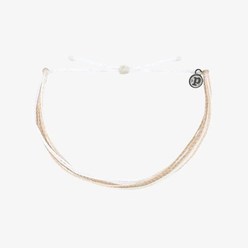 Pura Vida Original Anklet ~ White Sands