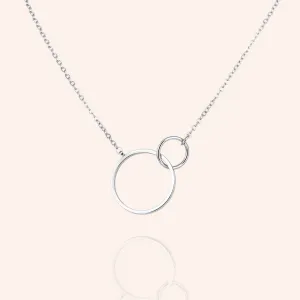 "Beyond Infinity"  Interlocking Circles Necklace