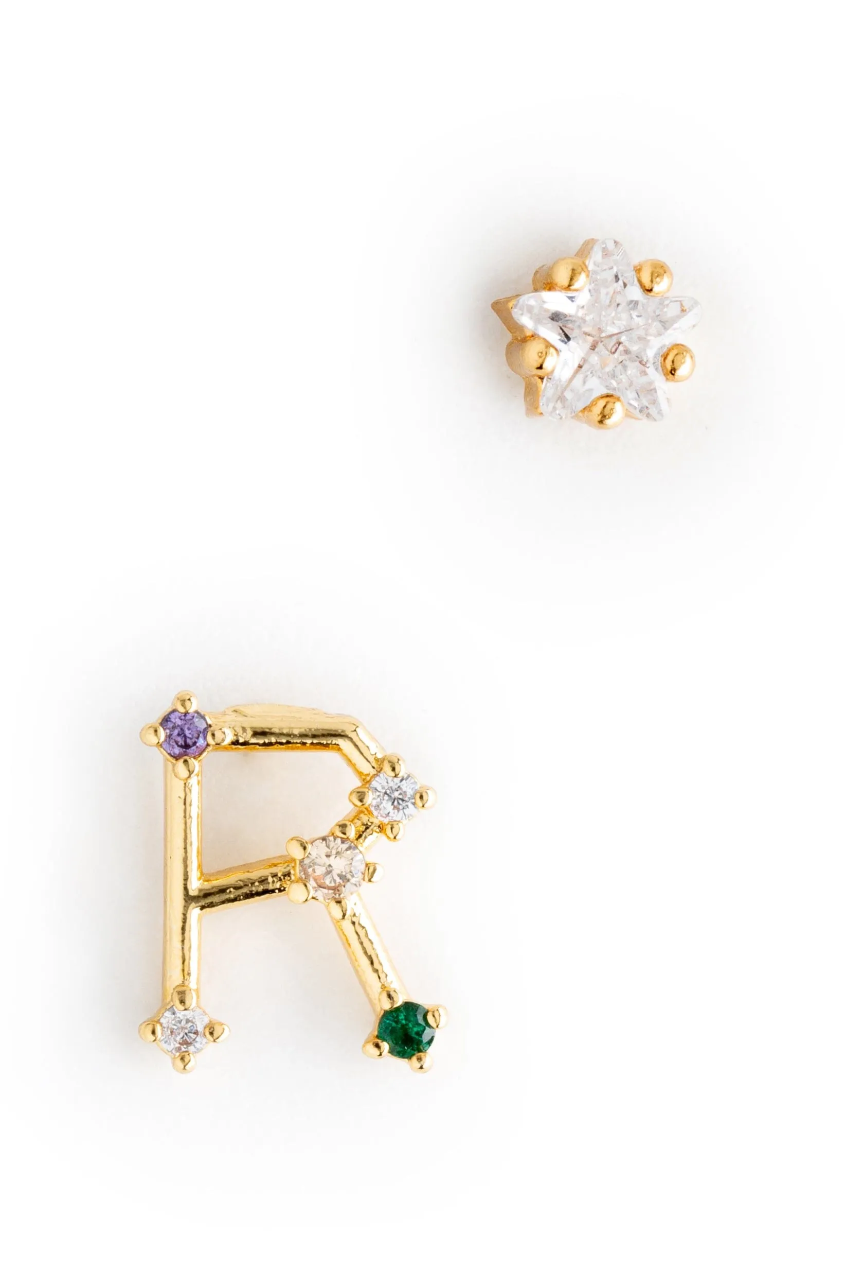 R Constellation Earrings