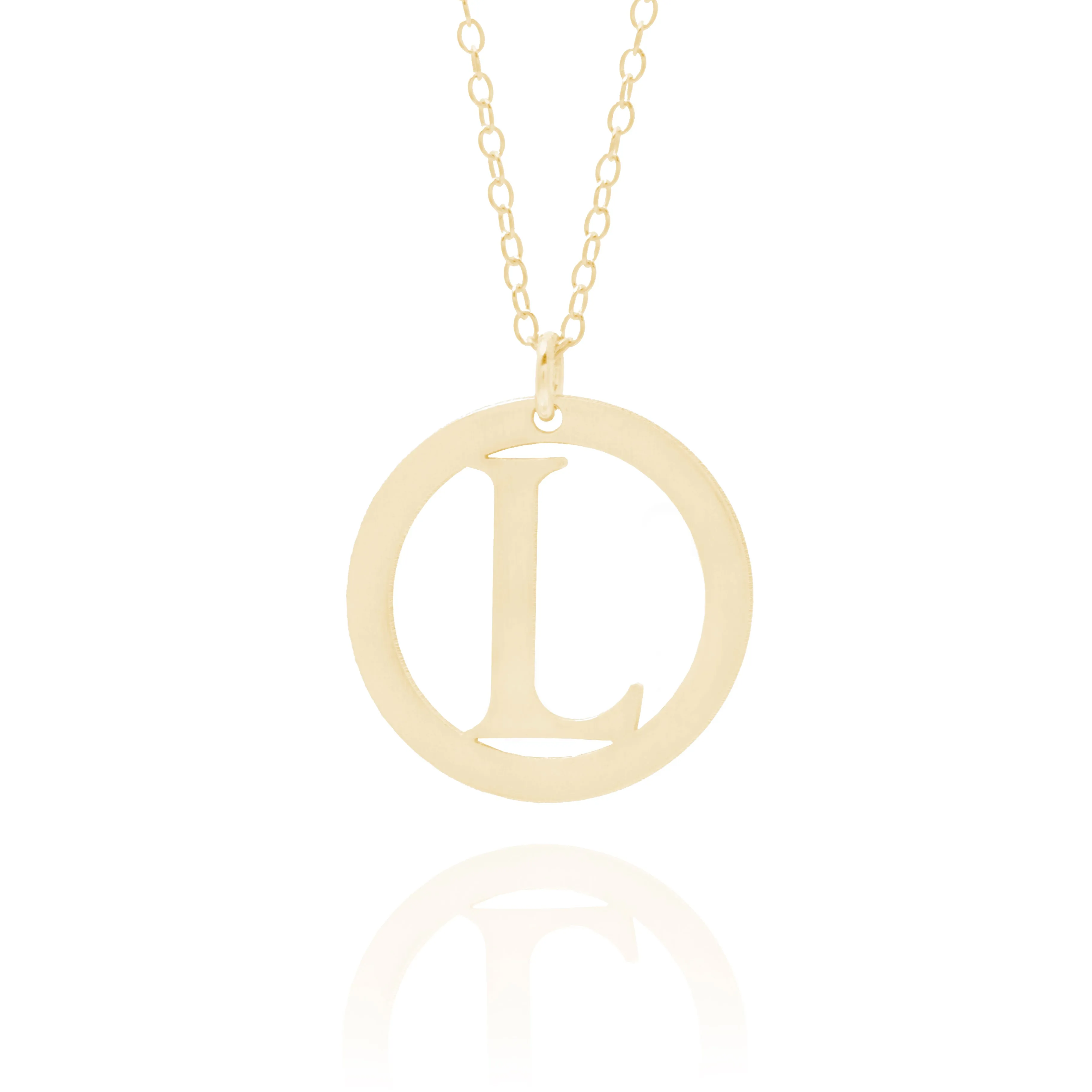 R Initial Necklace